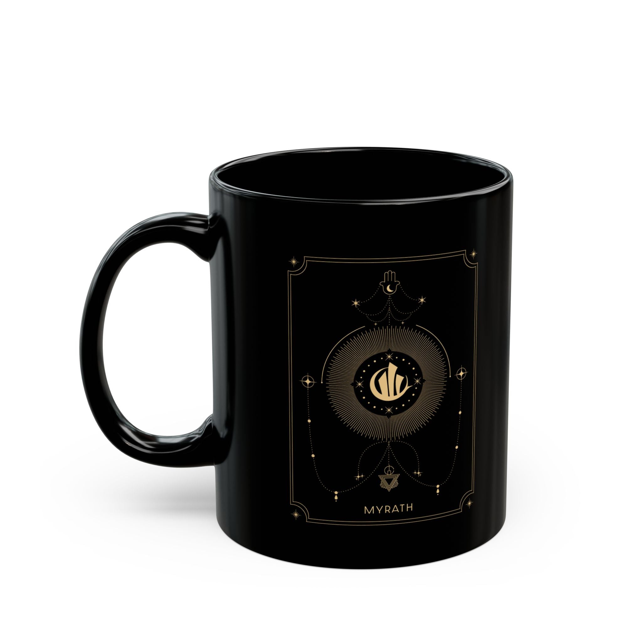 Blazing Desert Metal Black Mug